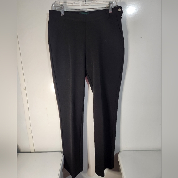 Vintage Ralph Lauren Black Dress Pants, Size Med - Picture 1 of 6